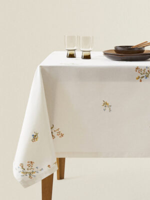 Mini Floral Tablecloth